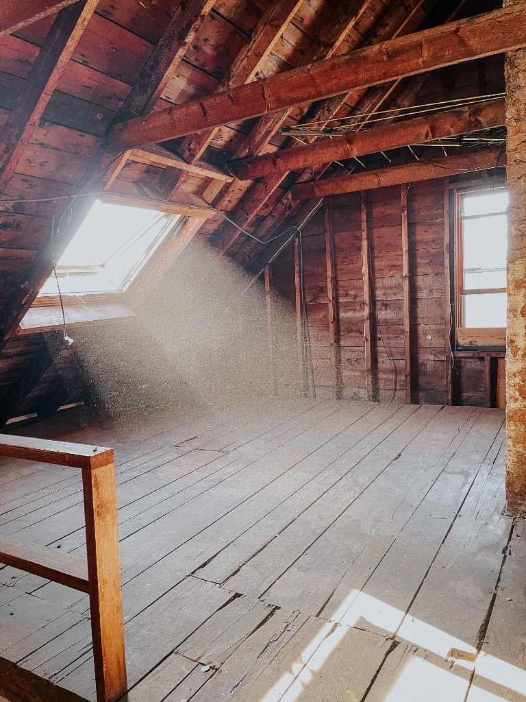 Attic Cleanout After